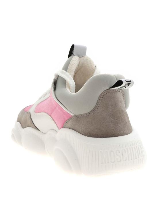  모스키노 플랫 슈즈 MA15103G1BMU160A White - MOSCHINO