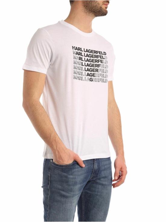  칼라거펠트 반팔 티셔츠 75504550122010 White - KARL LAGERFELD