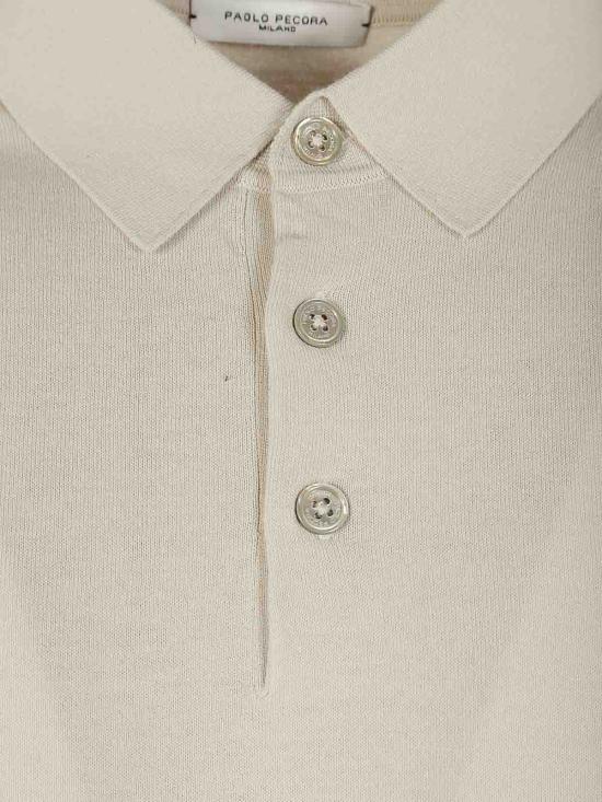 26SS 파올로페코라 폴로 티셔츠 A007F1001420 Beige - PAOLO PECORA