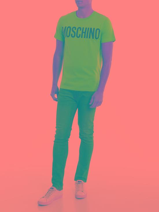  모스키노 반팔 티셔츠 70520401319 Blue - MOSCHINO