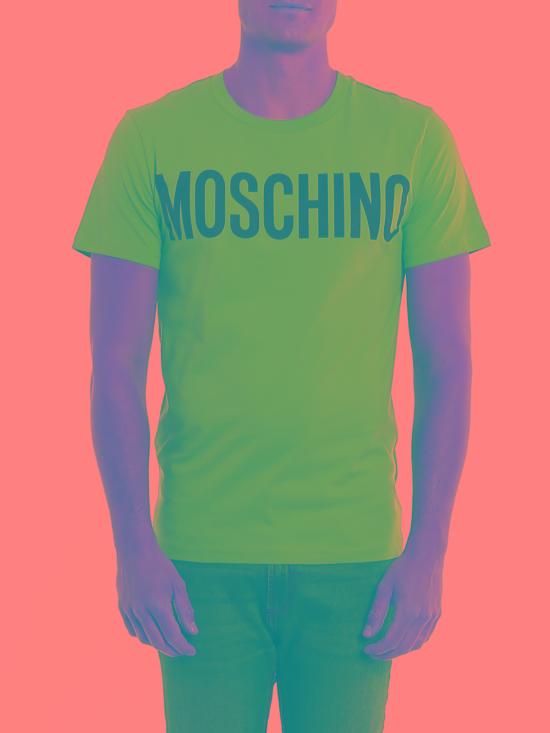  모스키노 반팔 티셔츠 70520401319 Blue - MOSCHINO