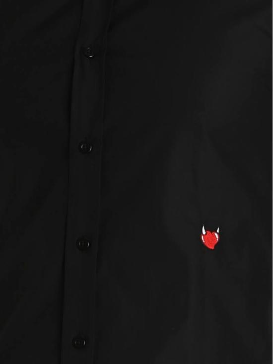  모스키노 긴팔 셔츠 02062383555 Black - MOSCHINO