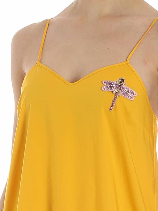  비베타 미디 원피스 81VP548158 Yellow - VIVETTA