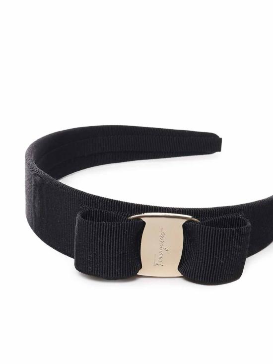 26FW 살바토레 페라가모 헤어 액세서리 344311572738001 BLACK - SALVATORE FERRAGAMO