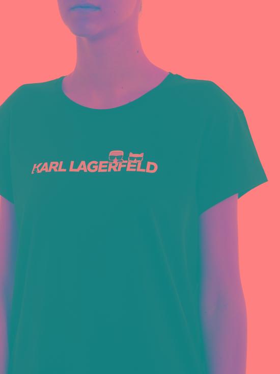  칼라거펠트 반팔 티셔츠 91KW1740999 Black - KARL LAGERFELD