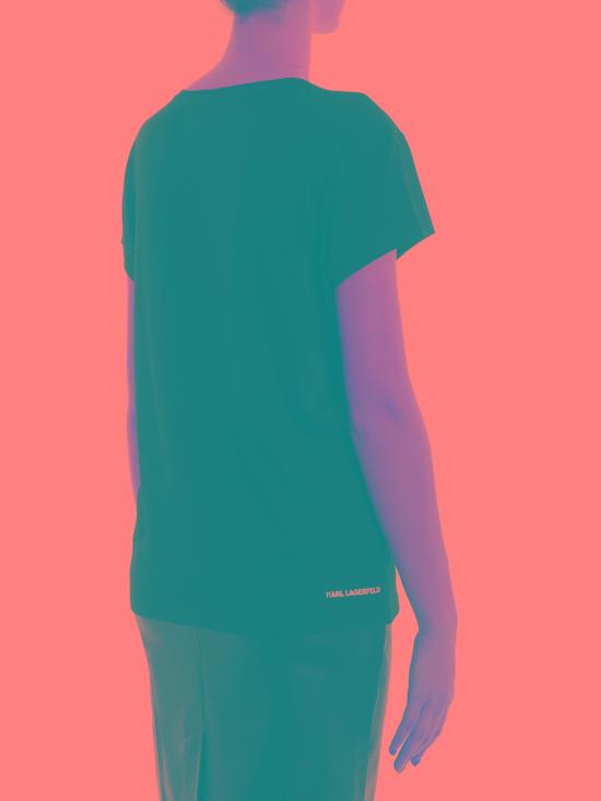  칼라거펠트 반팔 티셔츠 91KW1740999 Black - KARL LAGERFELD