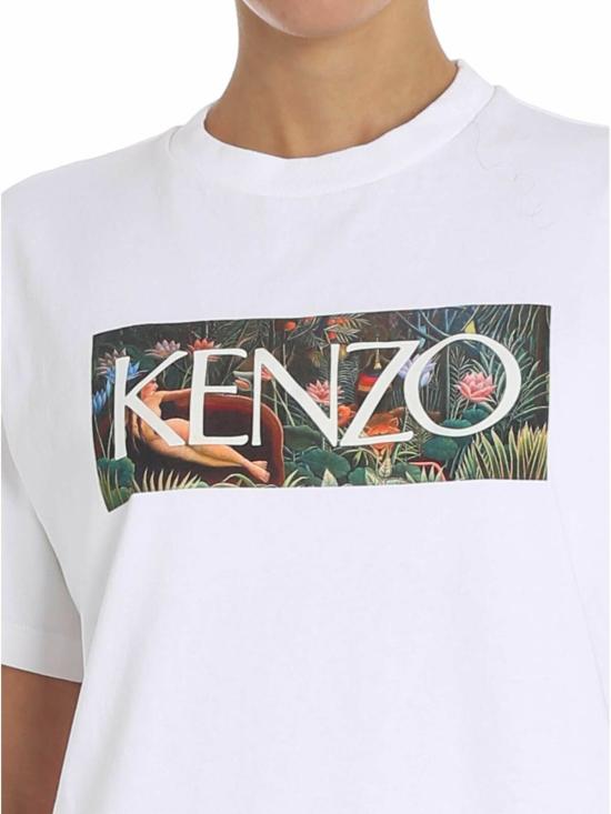  겐조 반팔 티셔츠 1TS76998501 White - KENZO