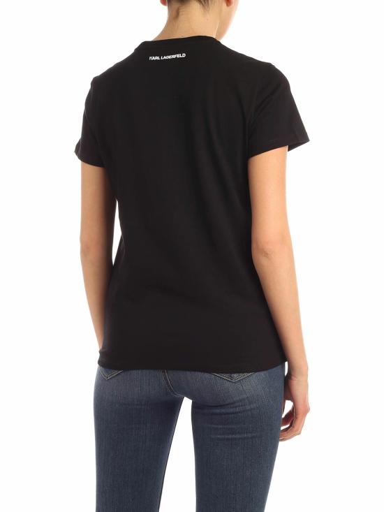  칼라거펠트 반팔 티셔츠 201W1715999 BLACK - KARL LAGERFELD