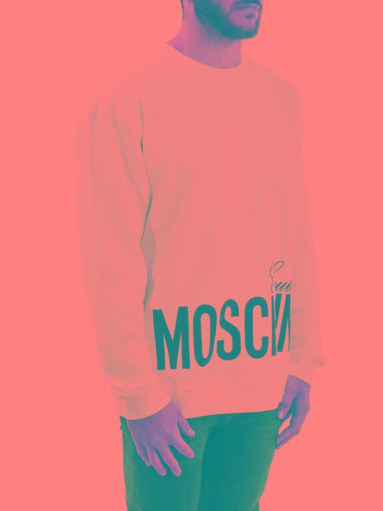  모스키노 긴팔 티셔츠 170802271001 White - MOSCHINO