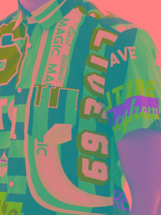  겐조 반팔 셔츠 F855CH5001LN Multicolour - KENZO