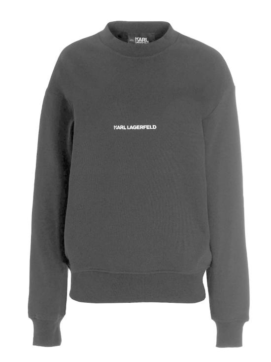  칼라거펠트 긴팔 티셔츠 211U1800999 Black