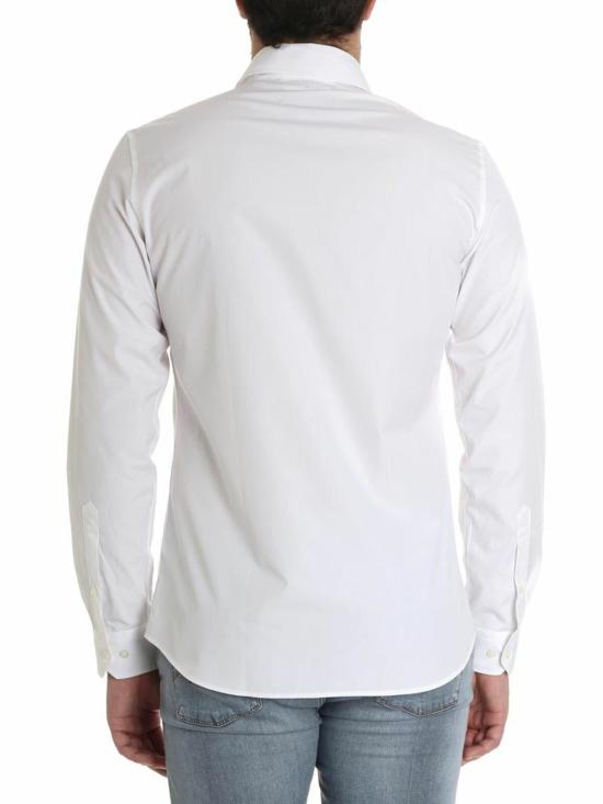  모스키노 긴팔 셔츠 02182383001 White - MOSCHINO