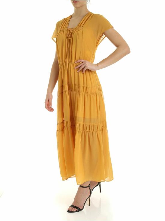  씨바이클로에 롱 원피스 CHS20URO07025745 Yellow - SEE BY CHLOE'