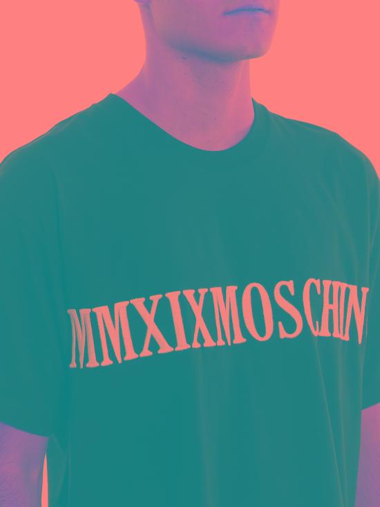  모스키노 반팔 티셔츠 70452401555 Black - MOSCHINO