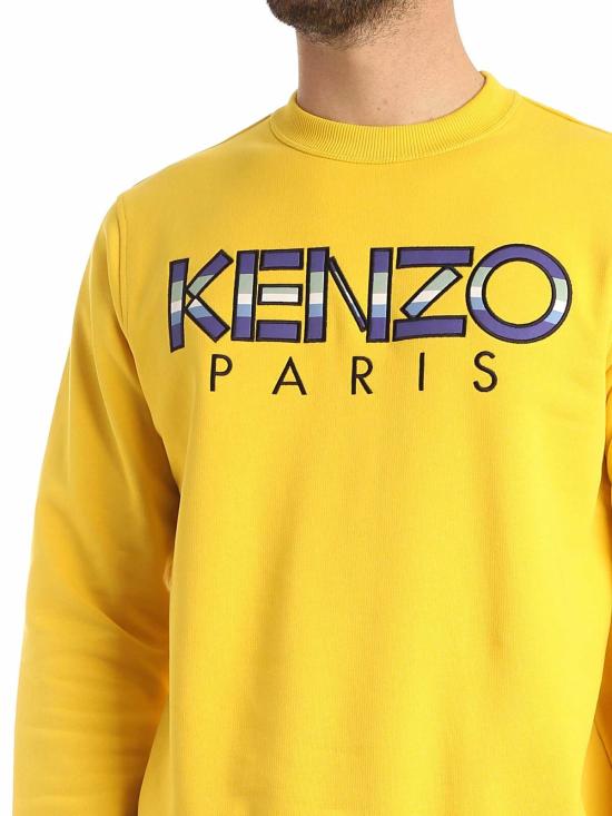  겐조 긴팔 티셔츠 5SW0004MD39 Yellow - KENZO