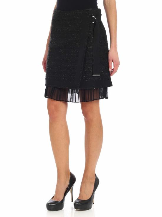  칼라거펠트 숏 원피스 86KW1205999 Black - KARL LAGERFELD