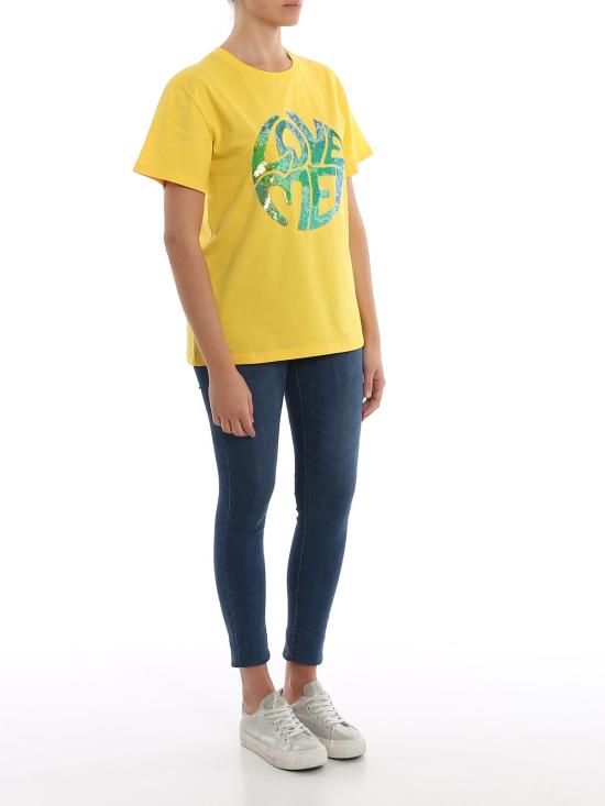  알베르타 페레티 반팔 티셔츠 070316721027 YELLOW - ALBERTA FERRETTI