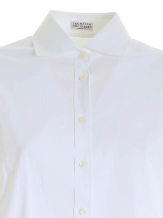  브루넬로 쿠치넬리 셔츠 M0091MI106C159 White - BRUNELLO CUCINELLI