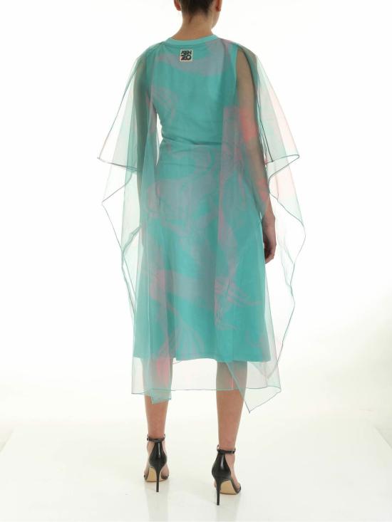  겐조 미디 원피스 2RO73990460 Green - KENZO