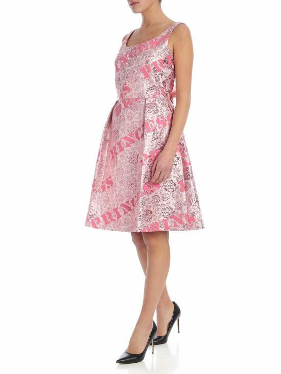  모스키노 숏 원피스 041305411242 Pink - MOSCHINO