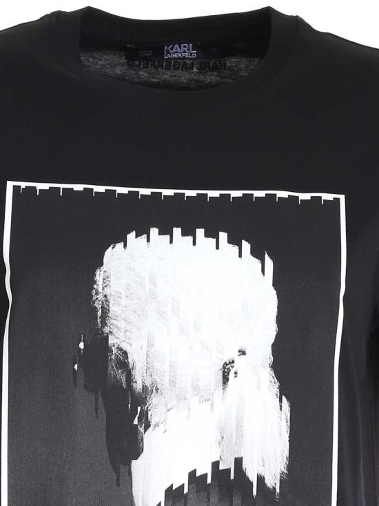  칼라거펠트 반팔 티셔츠 205W1718999 Black - KARL LAGERFELD