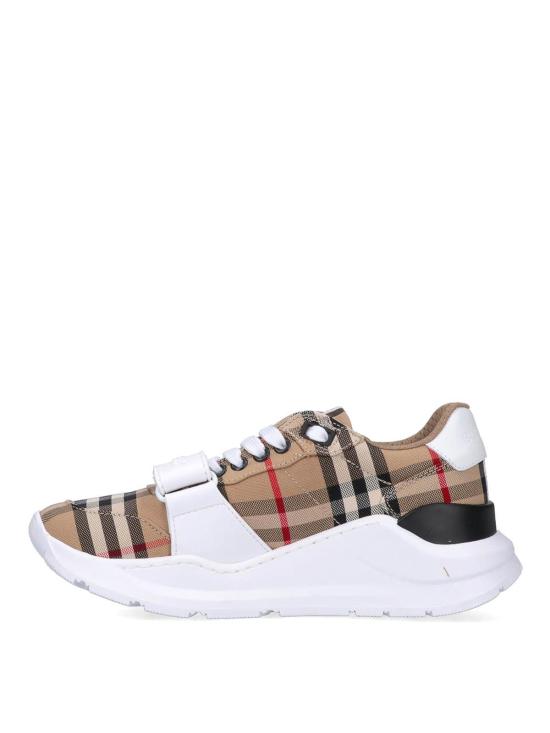 26FW 버버리 빈티지 체크 벨크로 스니커즈 8050509 BEIGE - BURBERRY
