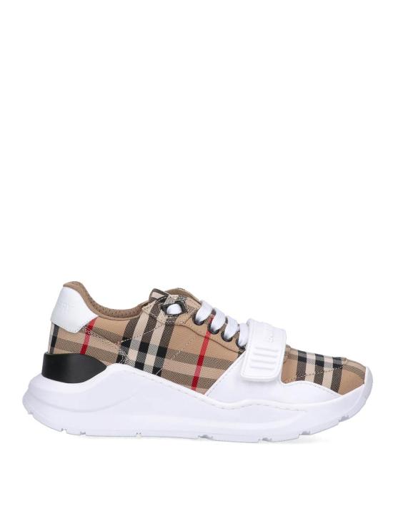 26FW 버버리 빈티지 체크 벨크로 스니커즈 8050509 BEIGE