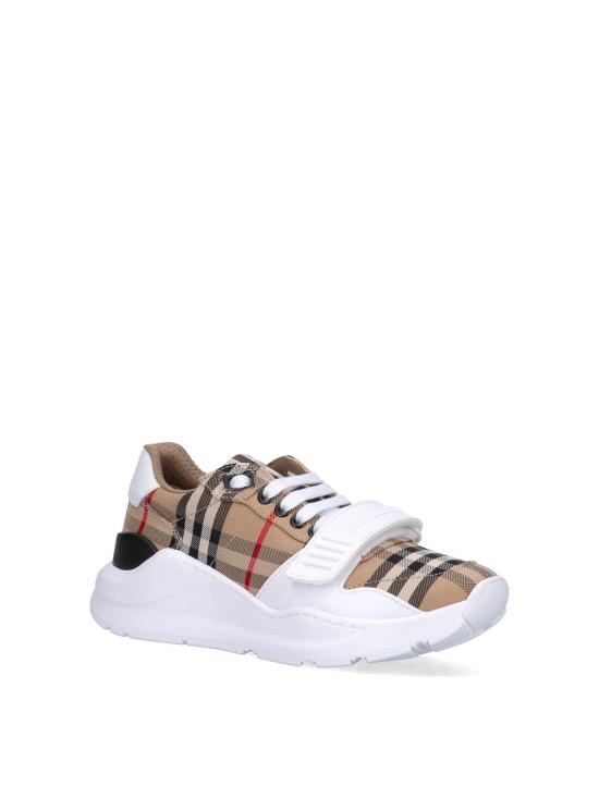 26FW 버버리 빈티지 체크 벨크로 스니커즈 8050509 BEIGE - BURBERRY