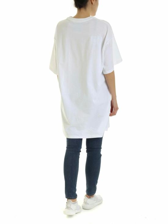  모스키노 반팔 티셔츠 044504401001 White - MOSCHINO