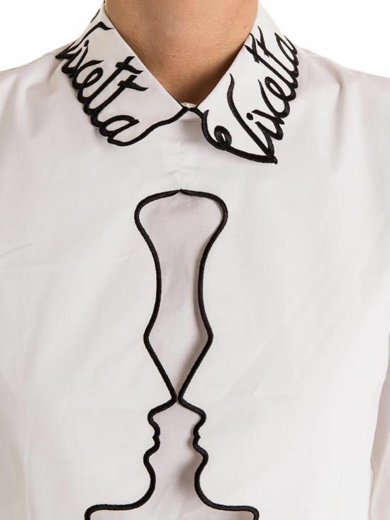  비베타 셔츠 74VP280001 White - VIVETTA