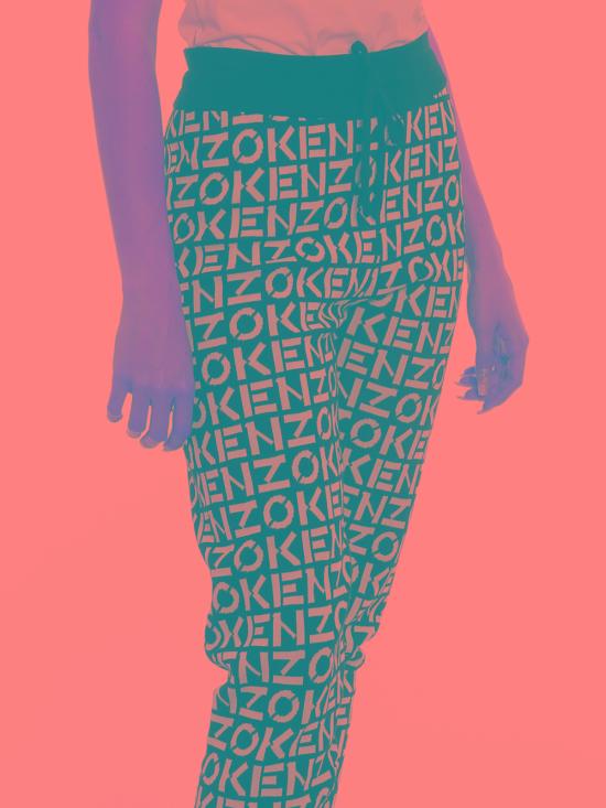  겐조 트레이닝/조거 팬츠 FC52PA6913SC99 Black - KENZO