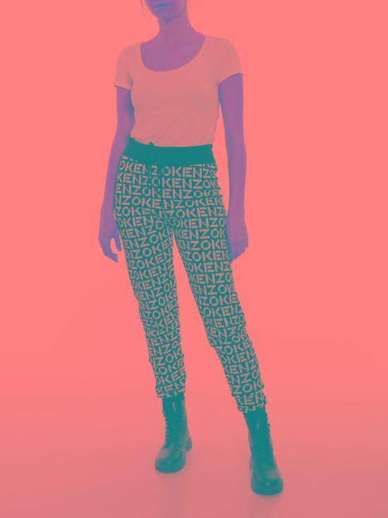  겐조 트레이닝/조거 팬츠 FC52PA6913SC99 Black - KENZO