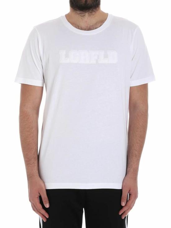  칼라거펠트 반팔 티셔츠 75604068123110 White