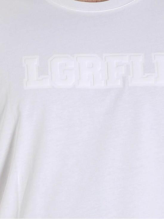  칼라거펠트 반팔 티셔츠 75604068123110 White - KARL LAGERFELD