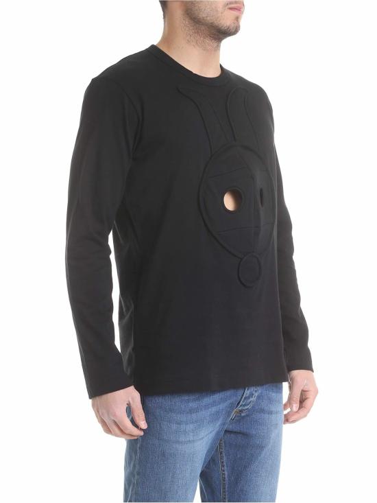  꼼데가르송 긴팔 티셔츠 S271091 Black - COMME DES GARCONS
