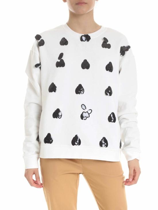  알렉산더 맥퀸 긴팔 티셔츠 472273RMH259002 White