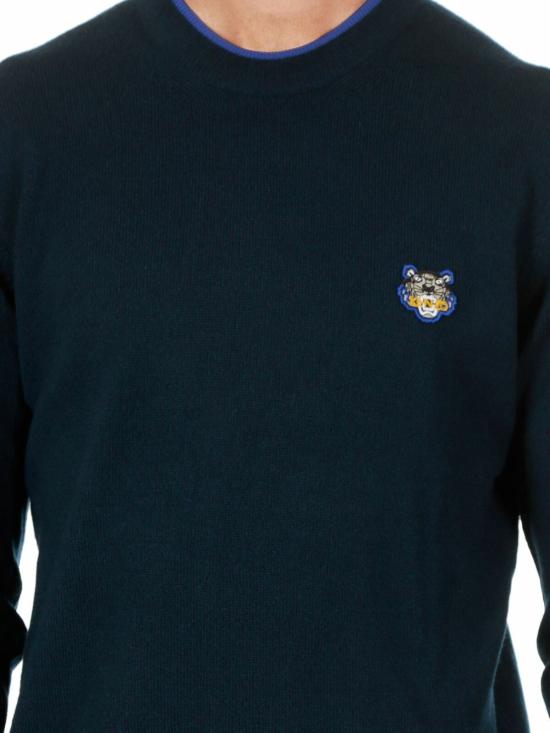 겐조 스웨터 5PU2023AB76 AW18 Blue - KENZO