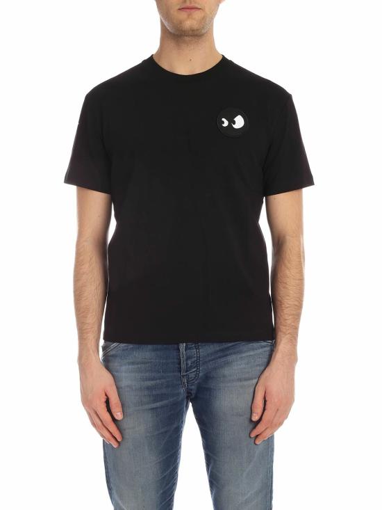  알렉산더 맥퀸 반팔 티셔츠 291571RNH361011 Black
