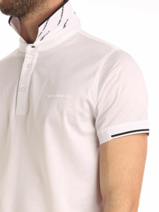  칼라거펠트 폴로 티셔츠 75500150120010 White - KARL LAGERFELD