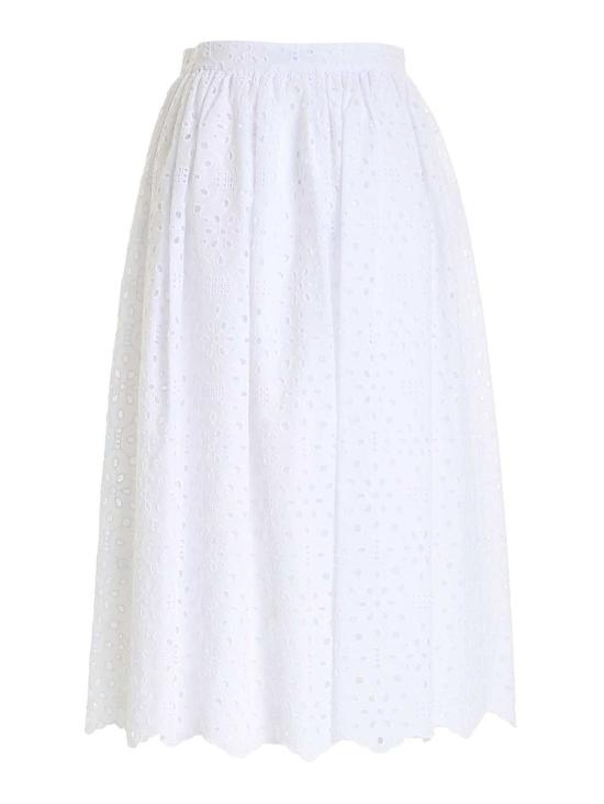  비베타 미디 스커트 21EV2M0C0210082F101 White - VIVETTA