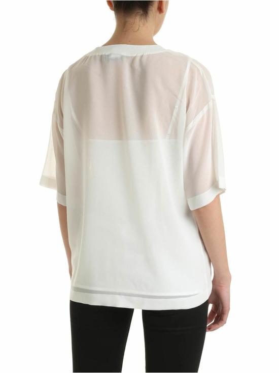  디케이엔와이 반팔 티셔츠 P0AA7EPJIVY WHITE - DKNY