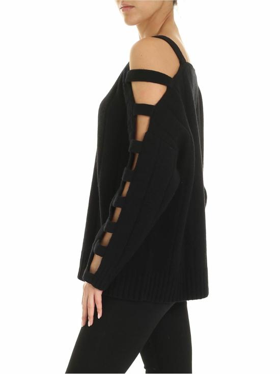  알렉산더 맥퀸 긴팔 티셔츠 550341RNK061000 Black - ALEXANDER MCQUEEN