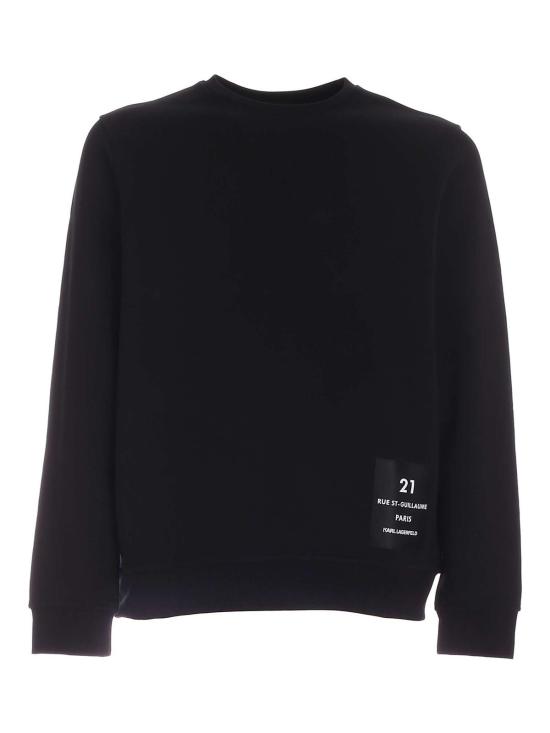 칼라거펠트 긴팔 티셔츠 705014511900990 Black