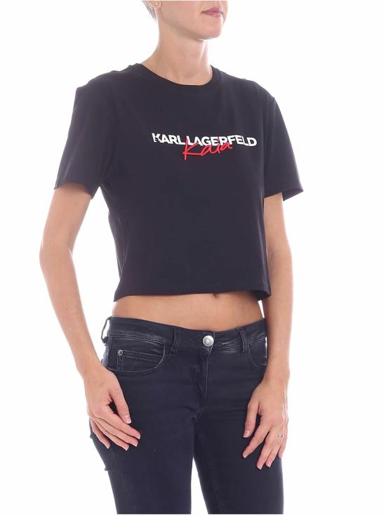  칼라거펠트 반팔 티셔츠 86KW1785999 Black - KARL LAGERFELD