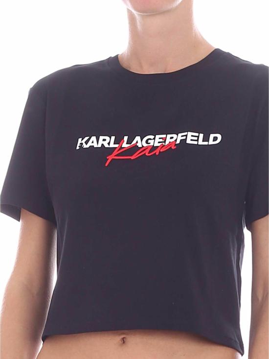  칼라거펠트 반팔 티셔츠 86KW1785999 Black - KARL LAGERFELD
