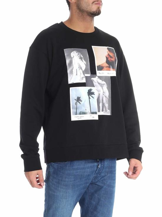  파우스토 푸글리시 긴팔 티셔츠 FPU7114P0306999 Black - FAUSTO PUGLISI