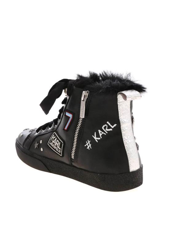  칼라거펠트 스니커즈 KL6015500S Black - KARL LAGERFELD