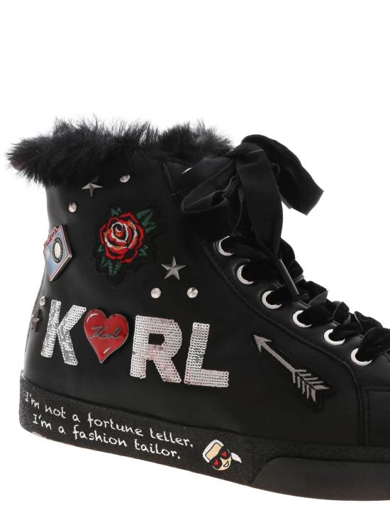  칼라거펠트 스니커즈 KL6015500S Black - KARL LAGERFELD