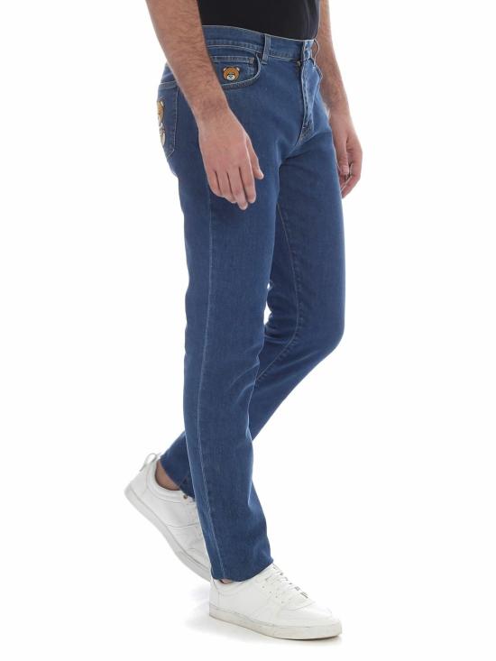  모스키노 데님 팬츠 031702251288 Blue - MOSCHINO