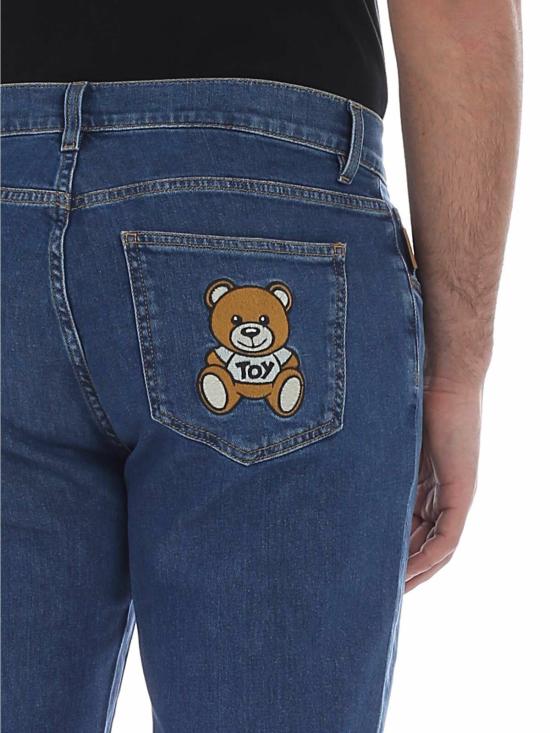  모스키노 데님 팬츠 031702251288 Blue - MOSCHINO